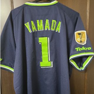 東京ヤクルトスワローズ 1山田哲人 刺繍ユニフォーム(ビジター)優勝