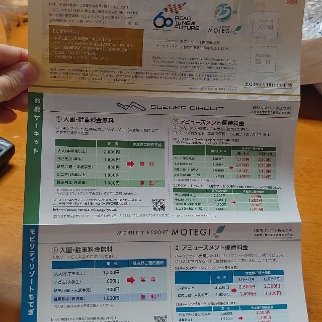 鈴鹿サーキット　割引券 チケットの施設利用券(遊園地/テーマパーク)の商品写真