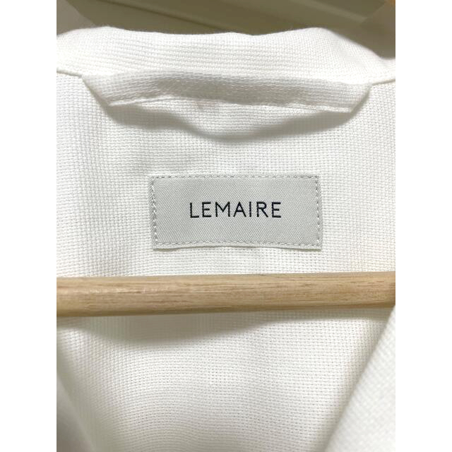 シャツ LEMAIRE ルメール オープンカラーシャツ ホワイト サイズ48