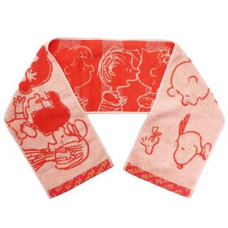 スヌーピー(SNOOPY)の※6/21値下げ　スヌーピー　ロングマフラータオル　ゼンインシュウゴウ(タオル/バス用品)