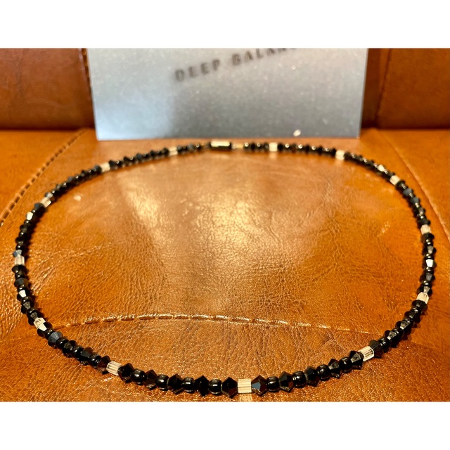 国内最安値 846ネックレス 4series Necklace BLACK×BLACK 磁気の通販