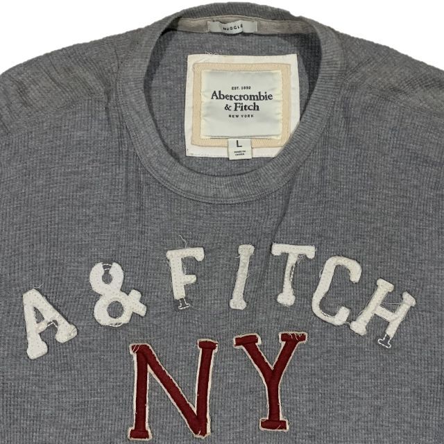 Abercrombie&Fitch A＆FITCH NYロゴ 長袖Tシャツ L 3