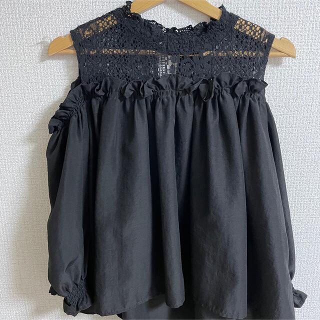 w closet(ダブルクローゼット)のw closet ダブルクローゼット オフショルダー トップス レディースのトップス(シャツ/ブラウス(長袖/七分))の商品写真