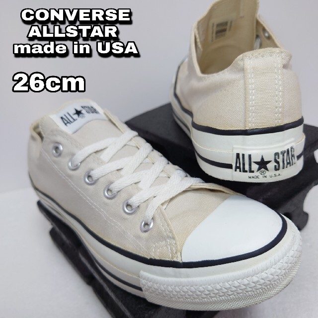 26cm レア【CONVERSEALLSTAR made in USA】90s