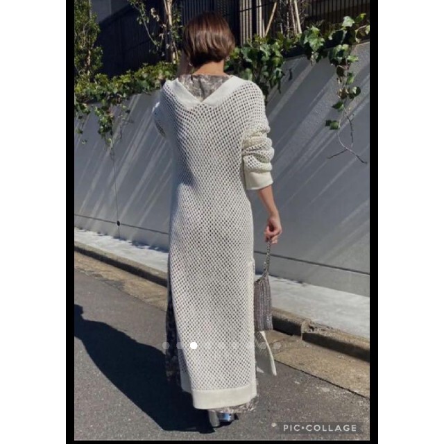 アメリヴィンテージ MESH LONG KNIT メッシュロングニット