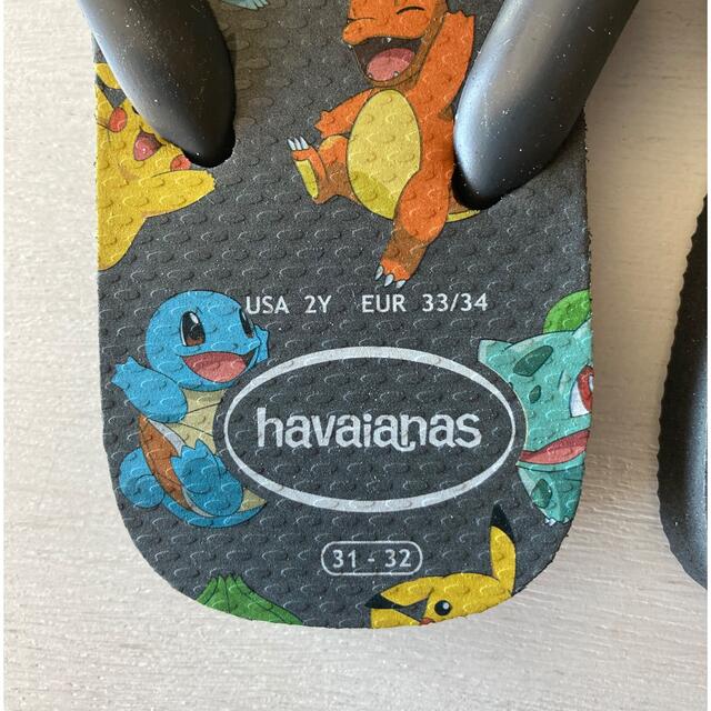 havaianas(ハワイアナス)の新品　ポケモン　ハワイアナス　サンダル　ビーチサンダル20-21cm キッズ/ベビー/マタニティのキッズ靴/シューズ(15cm~)(サンダル)の商品写真