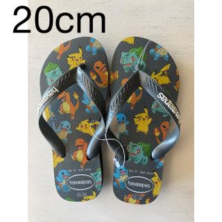 ハワイアナス(havaianas)の新品　ポケモン　ハワイアナス　サンダル　ビーチサンダル20-21cm(サンダル)