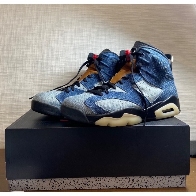 エアジョーダン6 ウォッシュド　デニム　aj6 washed denim