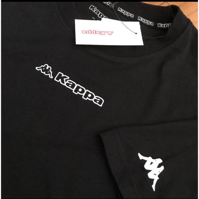 Kappa(カッパ)の新品❤️Kappa Ｔシャツ メンズL 黒 メンズのトップス(Tシャツ/カットソー(半袖/袖なし))の商品写真