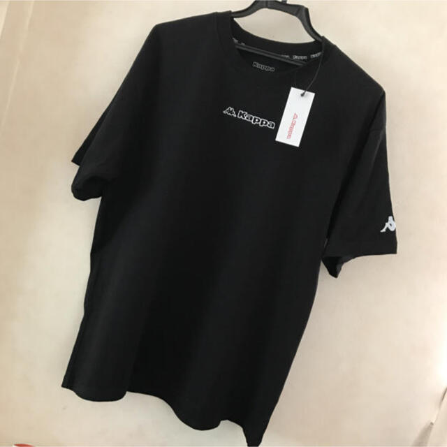 Kappa(カッパ)の新品❤️Kappa Ｔシャツ メンズL 黒 メンズのトップス(Tシャツ/カットソー(半袖/袖なし))の商品写真