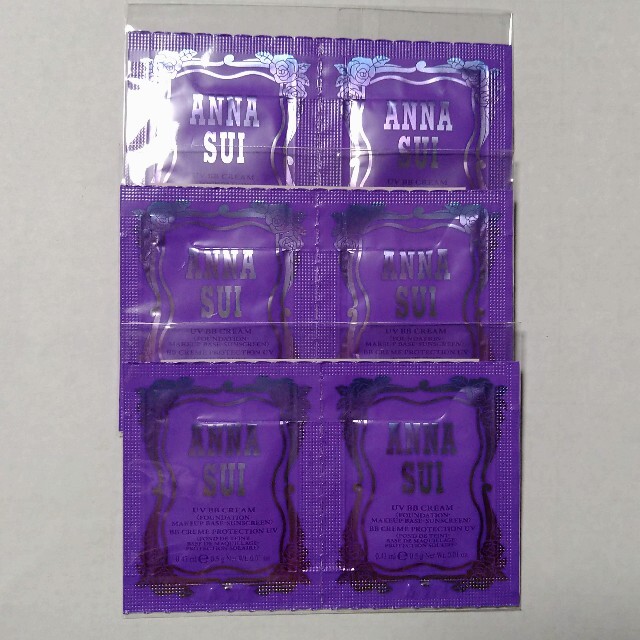 ANNA SUI(アナスイ)のアナスイ UV BBクリーム 01 サンプル 6包 コスメ/美容のキット/セット(サンプル/トライアルキット)の商品写真