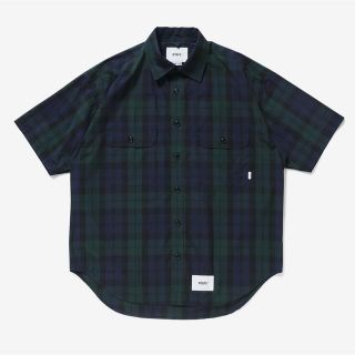 ダブルタップス(W)taps)の22SS WTAPS WCPO ブラックウォッチ ショートスリーブシャツ(シャツ)