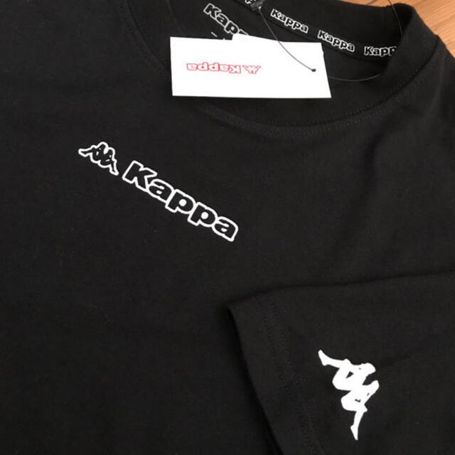 Kappa(カッパ)の新品❤️Kappa Ｔシャツ メンズLL 黒 メンズのトップス(Tシャツ/カットソー(半袖/袖なし))の商品写真