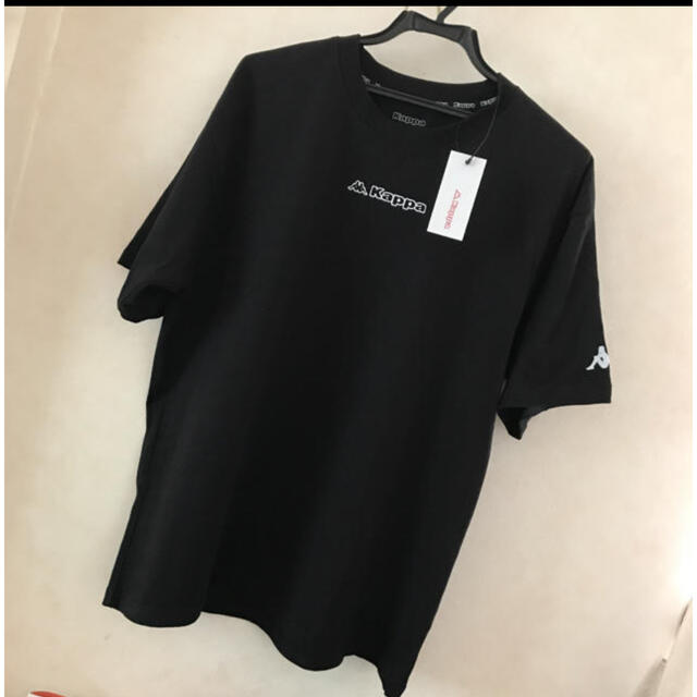 Kappa(カッパ)の新品❤️Kappa Ｔシャツ メンズLL 黒 メンズのトップス(Tシャツ/カットソー(半袖/袖なし))の商品写真