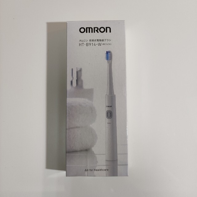 OMRON(オムロン)のOMRON 音波式電動歯ブラシ HT-B914-W スマホ/家電/カメラの美容/健康(電動歯ブラシ)の商品写真