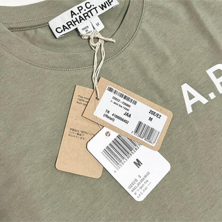 【新品】A.P.C.×Carhart2020グレーTシャツアーペーセーカーハート