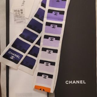 シャネル(CHANEL)の定価以下)新品.未使用 シャネルツイリーヘアバンド(バンダナ/スカーフ)