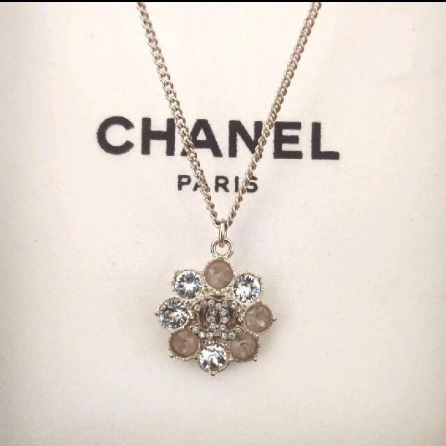 852☆　素敵♡　CHANEL　シャネル　ココマーク　ネックレス　ビジュー