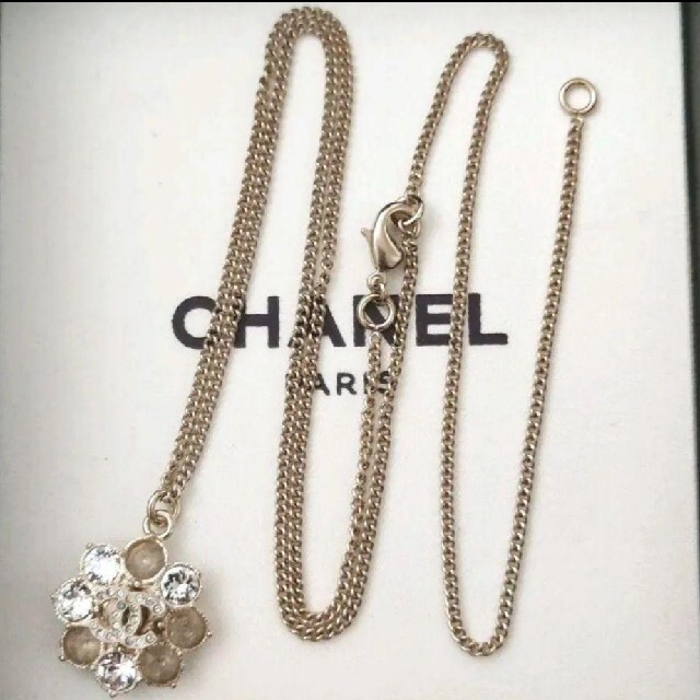 852☆　素敵♡　CHANEL　シャネル　ココマーク　ネックレス　ビジュー