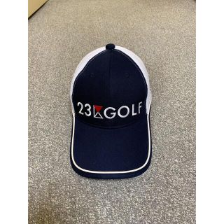 ニジュウサンク(23区)の23区GOLFキャップ　ネイビー／白　値下げ￥1900→￥1800(キャップ)