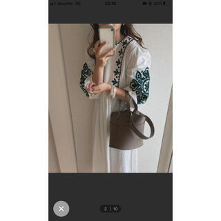 SMILE ORCHID 刺繍ロングワンピース　完売品(ロングワンピース/マキシワンピース)