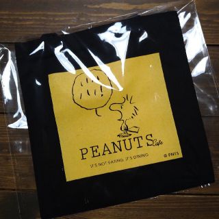 ピーナッツ(PEANUTS)のPEANUTS CAFE 中目黒 限定ウッドストック ミニトート★非売品(キャラクターグッズ)