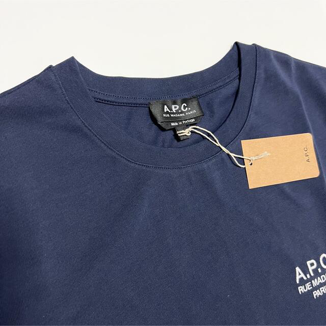 A.P.C. アーペーセー Raymond Tシャツ APC 胸 刺繍 ロゴ 紺