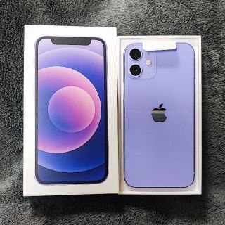 アイフォーン(iPhone)のiPhone12 mini 64GB Purple SIMロック解除済み(スマートフォン本体)