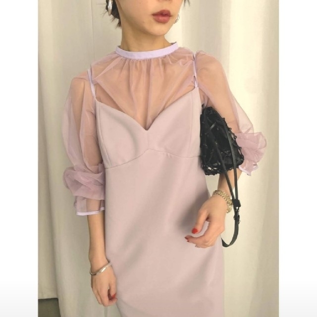 Ameri【タグ付新品】大人気 チュール ドレス 結婚式
