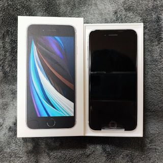 アイフォーン(iPhone)のiPhone SE2 64GB White SIMロック解除済み(スマートフォン本体)