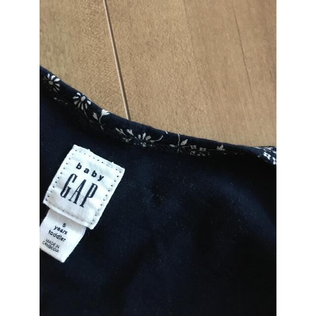 babyGAP(ベビーギャップ)の【美品！】baby GAPワンピース110cm キッズ/ベビー/マタニティのキッズ服女の子用(90cm~)(ワンピース)の商品写真