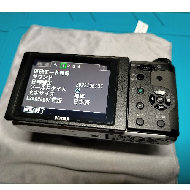 PENTAX MX-1 クラシックシルバー　デジタルカメラ スマホ/家電/カメラのカメラ(コンパクトデジタルカメラ)の商品写真