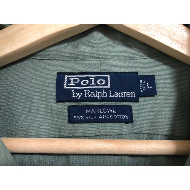 POLO RALPH LAUREN(ポロラルフローレン)のjun様専用2枚セット90s ポロ ラルフローレン オープンカラー 開襟 シャツ メンズのトップス(シャツ)の商品写真