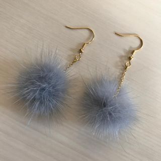 ミンクファー✴︎ピアス(イヤリング)