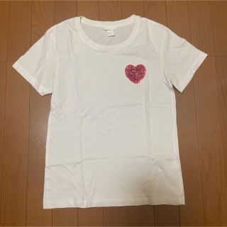 エイチアンドエム(H&M)の白Tシャツ　エイチアンドエム(Tシャツ(半袖/袖なし))