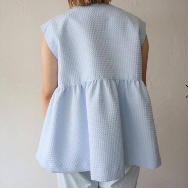 ☆新品タグ付き☆ella doby cloth frill vest - beverly-group.ru