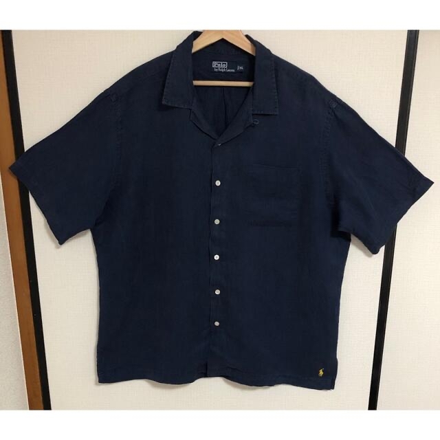 POLO RALPH LAUREN - 90s ポロ ラルフローレン オープンカラー 開襟 半袖 シャツ ネイビー XLの通販 by 104's shop|ポロラルフローレンならラクマ POLO RALPH LAUREN - 90s ポロ ラルフローレン オープンカラー 開襟 半袖 シャツ ネイビー XLの通販 by 104's shop|ポロラルフローレンならラクマ