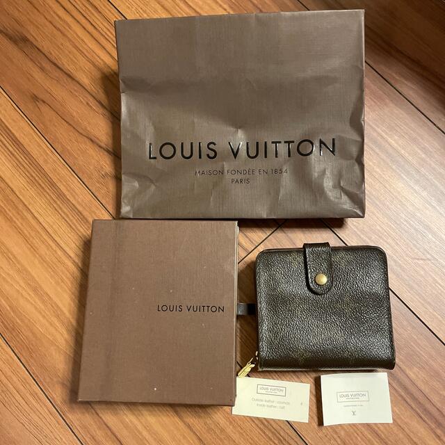 ルイヴィトン　LV LOUIS VUITTON 二つ折り財布　本物