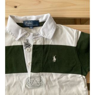 ポロラルフローレン(POLO RALPH LAUREN)のポロラルフローレン 長袖カットソー 100 ボーダー ラガーシャツ(Tシャツ/カットソー)