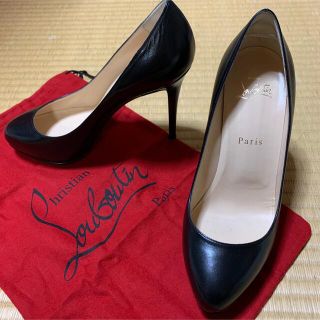 クリスチャンルブタン(Christian Louboutin)の正規品　極美品　クリスチャンルブタン　フェティシア　黒　カーフ　ハイヒール (ハイヒール/パンプス)