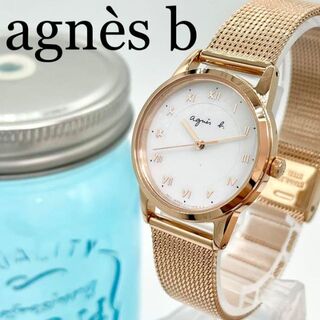 2 agns b アニエスベー レディース腕時計 ピンクゴールド ソーラー時計