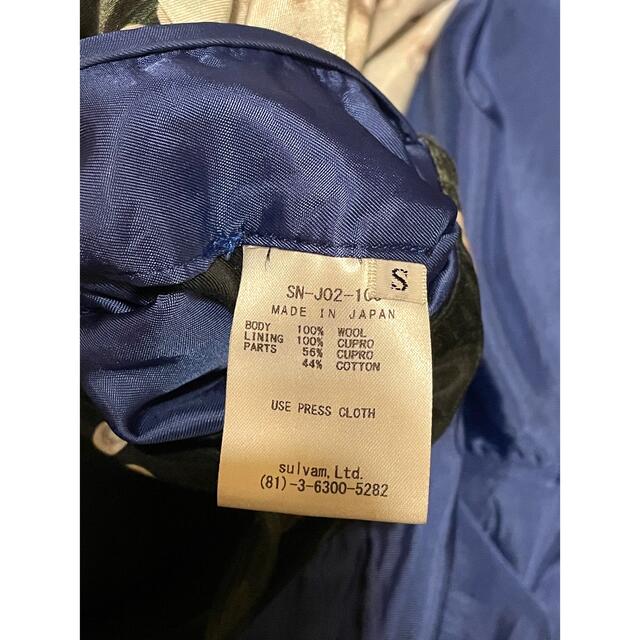 sulvam サルバム 21SS ノーカラー リバーシブルジャケット