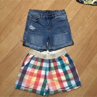 ギャップキッズ(GAP Kids)の140 ショートパンツ　デニム　2枚セット　GAP(パンツ/スパッツ)