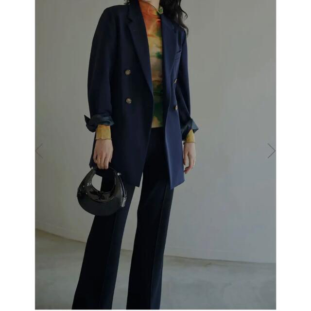 イメージや Ameri - CLASSIC MINIMAL TAILORED JACKET ネイビー XSの