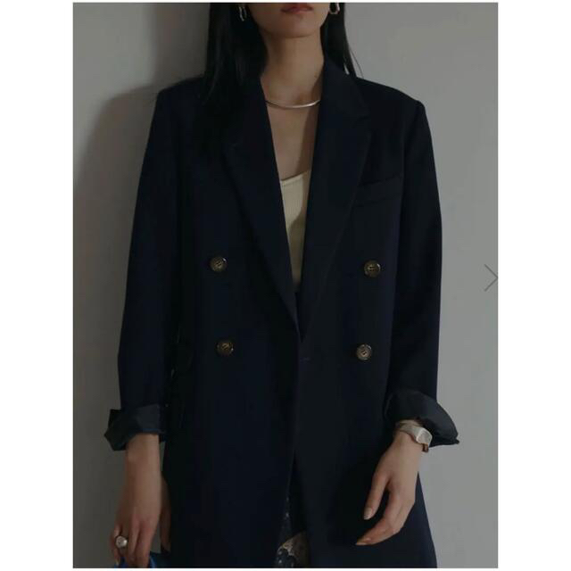 イメージや Ameri - CLASSIC MINIMAL TAILORED JACKET ネイビー XSの