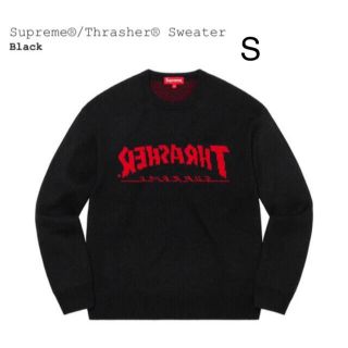 シュプリーム(Supreme)のSupreme / Thrasher® Sweater "Black"(ニット/セーター)