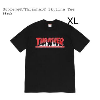 シュプリーム(Supreme)のSupreme / Thrasher® Skyline Tee "Black"(Tシャツ/カットソー(半袖/袖なし))