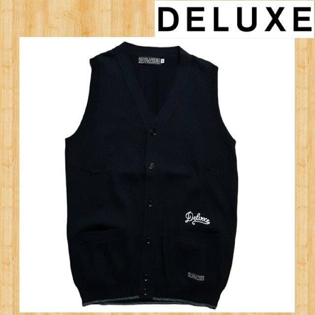 DELUXE(デラックス)のkj着用 Deluxe Clothing デラックスクロージング ニットベスト メンズのトップス(ベスト)の商品写真