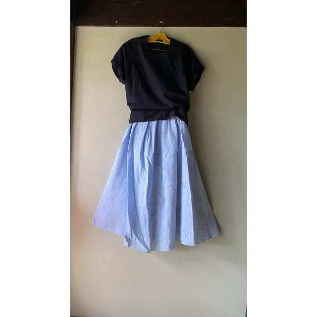 LAUTREAMONT(ロートレアモン)のDroite lautreamont  日本製　リネン フレアロングスカート レディースのスカート(ロングスカート)の商品写真