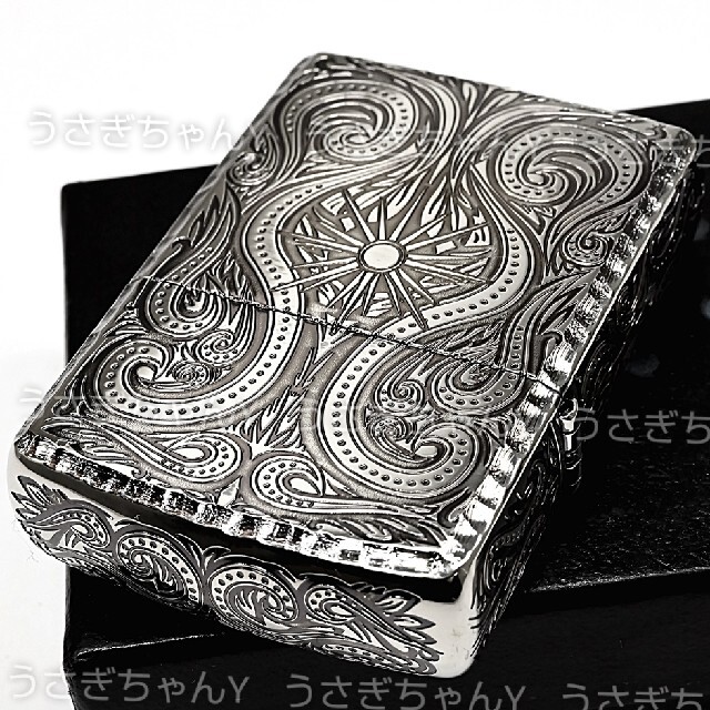 人気ブレゼント! zippo アーマー 5面彫り ラグジュアリーアラベスク SV